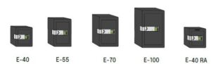 DIMENSIONES DISPONIBLES DE LAS CAJAS FUERTES ÓPALO