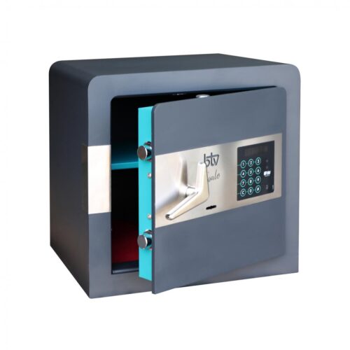 CAJA FUERTE BTV, MODELO ÓPALO, DE SOBREPONER, CON CIERRE ELECTRÓNICO