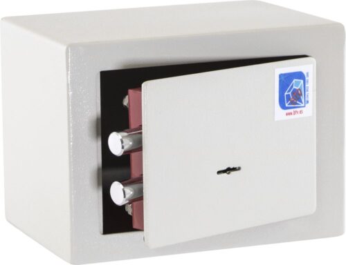 Caja fuerte Mini Vault 17 de sobreponer, con cerradura de gorjas.