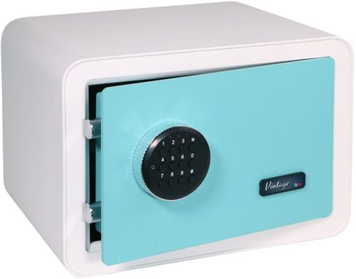 CAJA FUERTE VINTAGE, DE SOBREPONER - ELECTRÓNICO