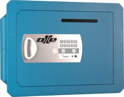 CAJA FUERTE SERIE 800, ELECTRONICO- MURAL- CON RANURA
