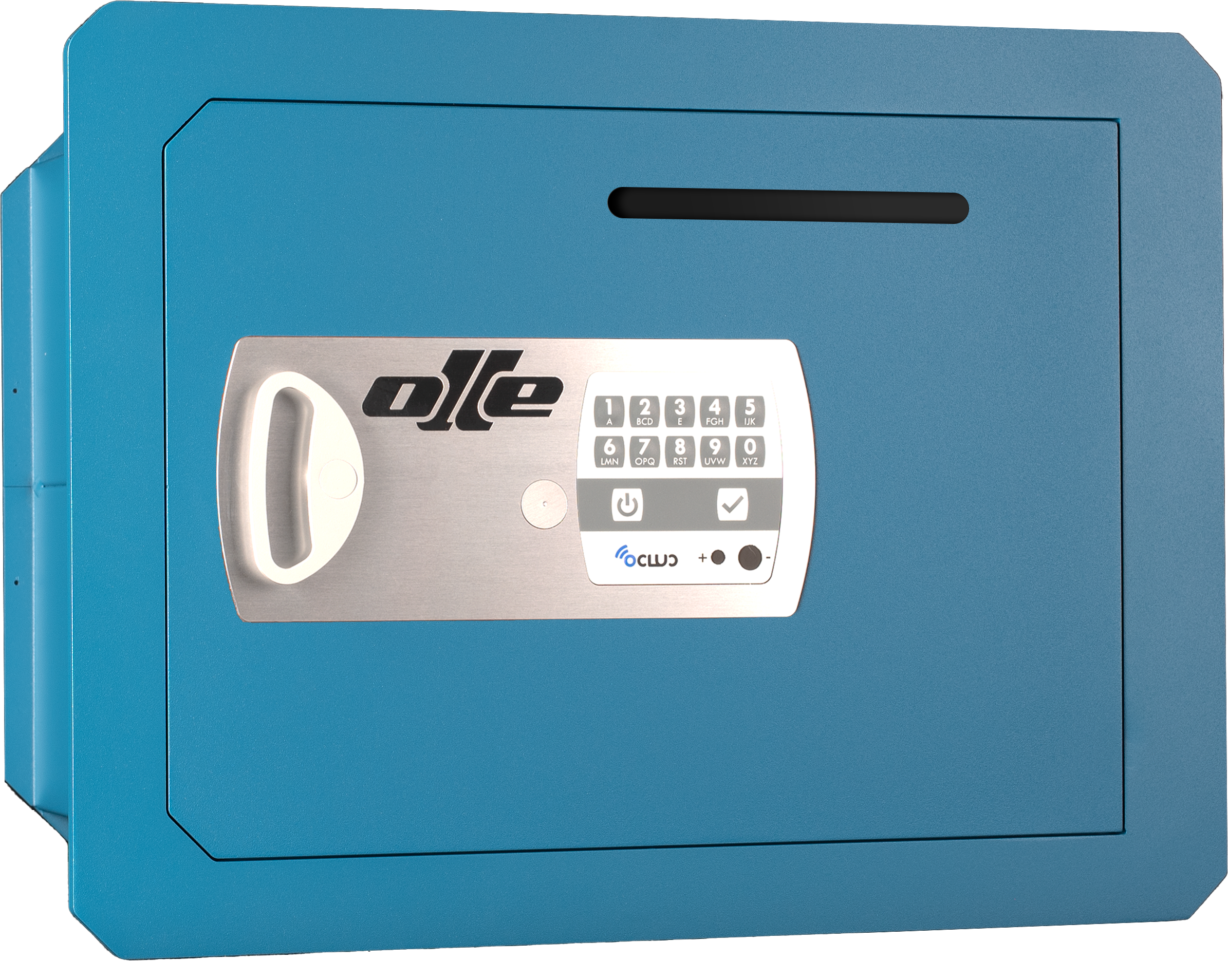 CAJA FUERTE SERIE 800, ELECTRONICO- MURAL- CON RANURA