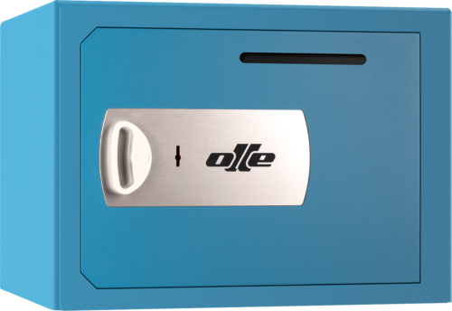 CAJA FUERTE OLLE, SERIE 800 - SOBREPONER, CON CIERRE DE LLAVE Y CON RANURA