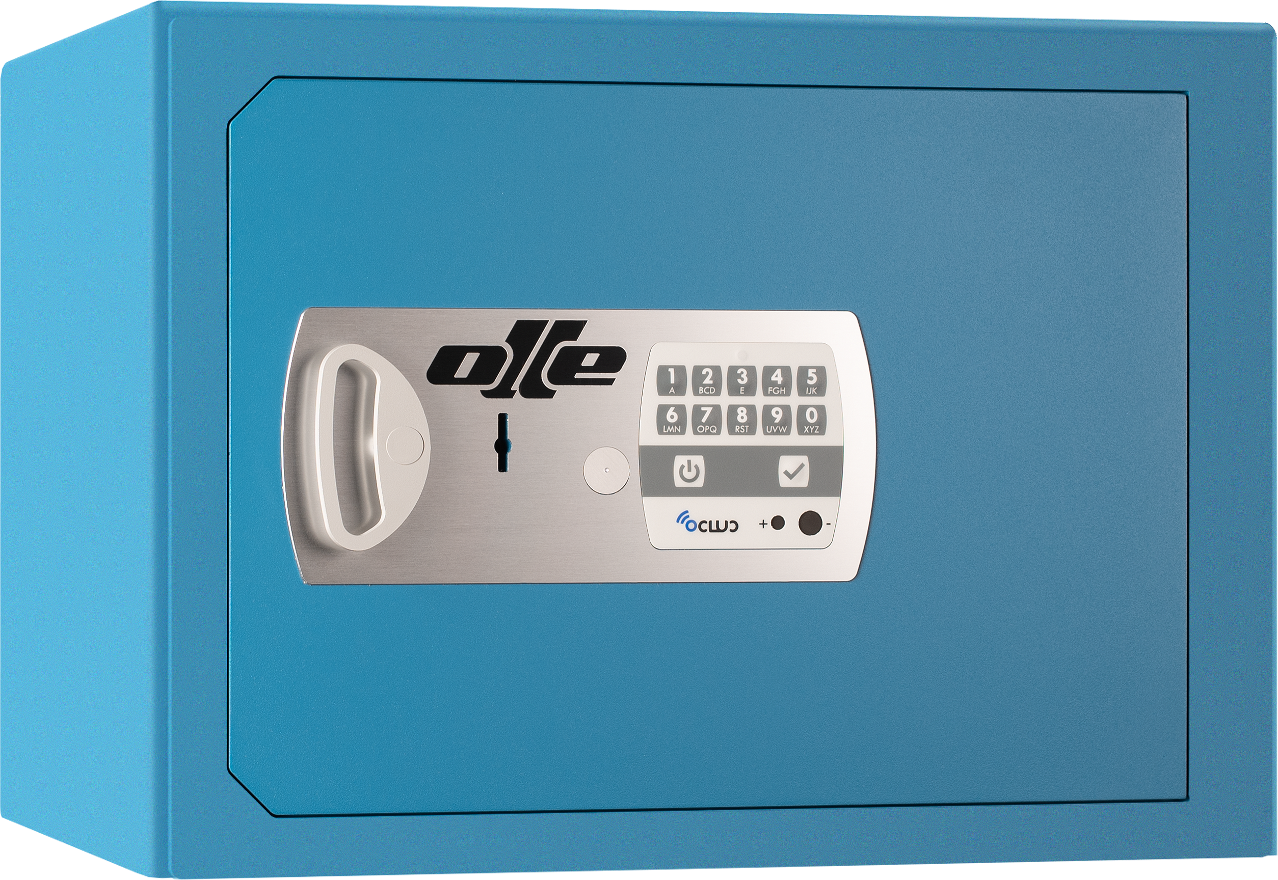 CAJA FUERTE SOBREPONER, SERIE 800 - CIERRE DE LLAVE + ELECTRÓNICO
