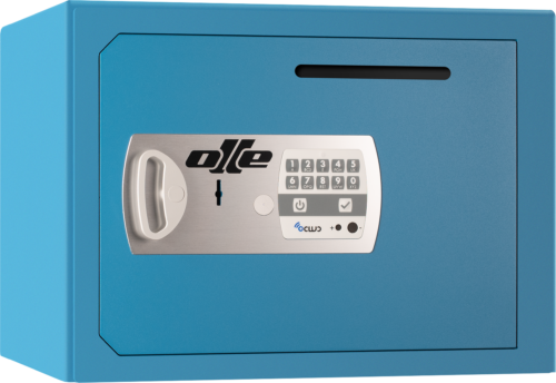 CAJA FUERTE SERIE 800 - SOBREPONER, CON CIERRE LLAVE + ELECTRÓNICO CON RANURA