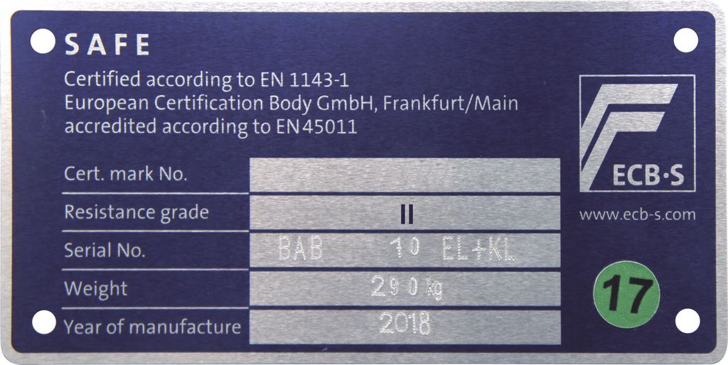 CAJA FUERTE BABYLON- ELECTRÓNICA - CERTIFICADAS - GRADO II - Imagen 8