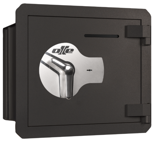 CAJA FUERTE, SERIE l - MURAL - CON CERRADURA DE LLAVE Y CON RANURA