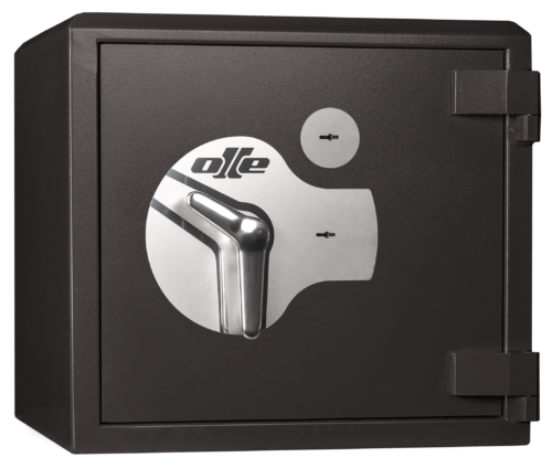 CAJA FUERTE OLLÉ, SERIE I DE SOBREPONER, 2 CERRADURAS DE LLAVE.