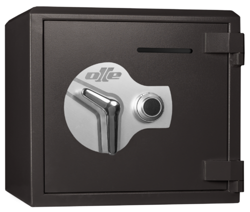 CAJA FUERTE OLLE, SERIE I, DE SOBREPONER CON COMBINACÓN MECÁNICA Y CON RANURA