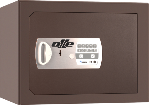 CAJA FUERTE DE SOBREPONER, SERIE 1000 - LLAVE + ELECTRÓNICA
