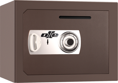 CAJA FUERTE SERIE 1000 - SOBREPONER - DE LLAVE + MECANICA - CON RANURA.